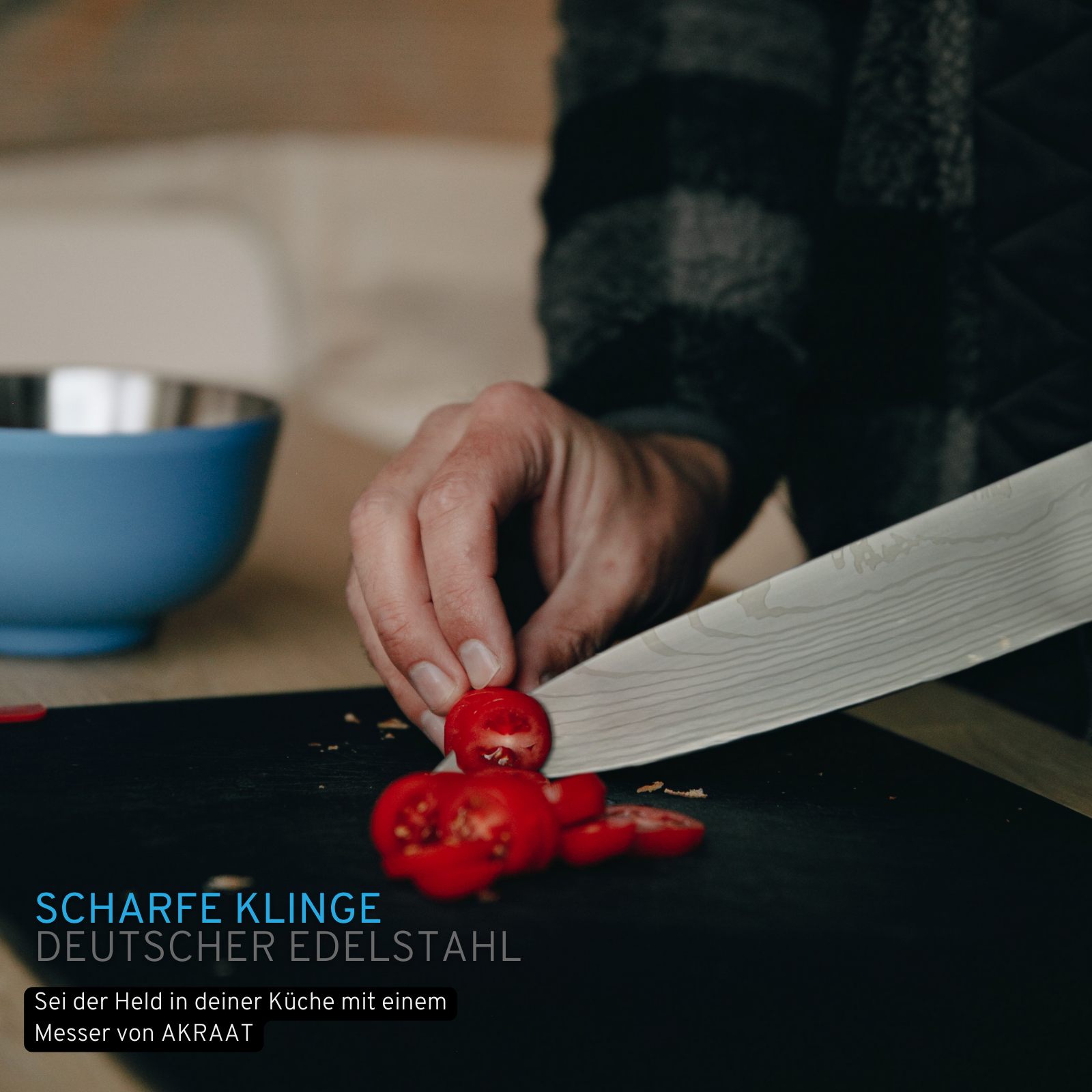 AKRAAT® Küchenmesser - Profi-Qualität für perfekte Schnitte